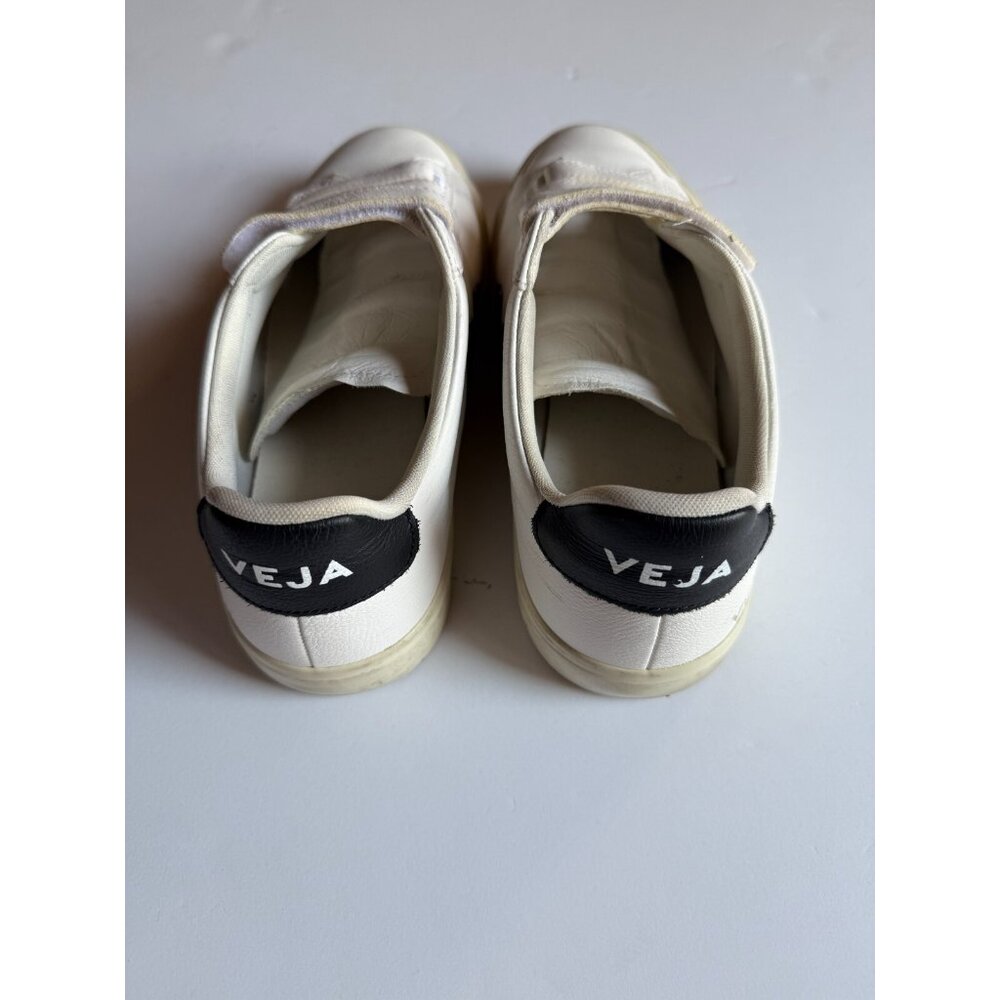 VEJA V-10 Recife White Leather Sneakers - Sustainable - Men's US 9.5 - Picture 5 of 7